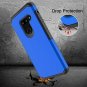 LG G8 Case With Soft TPU Screen Protector Shockproof And Protective Case Blue
