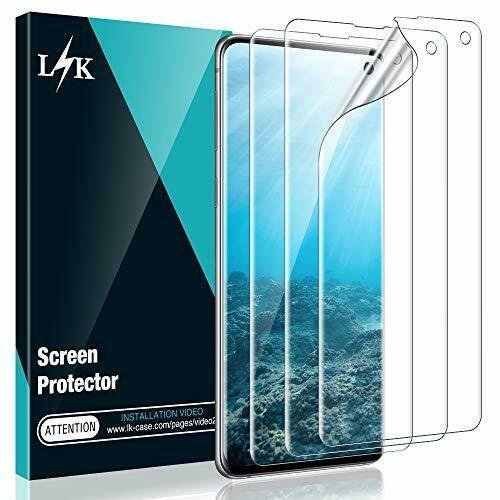Samsun S10 Screen Pretector 3 Pack Self Healing in-Display Fingerprint HD Film