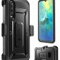Huawei P30 Case 2019 Full-Body Dual Layer Rugged with Holster Kickstand Black