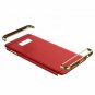 Galaxy S10e Case 3 in 1 Ultra Thin Slim Hard Case Coated Non Slip Shockproof Red