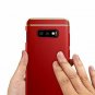 Galaxy S10e Case 3 in 1 Ultra Thin Slim Hard Case Coated Non Slip Shockproof Red