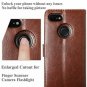 Google Pixel 3 XL Wallet Case Wireless Charger Vegan Leather With Gift Box Brown