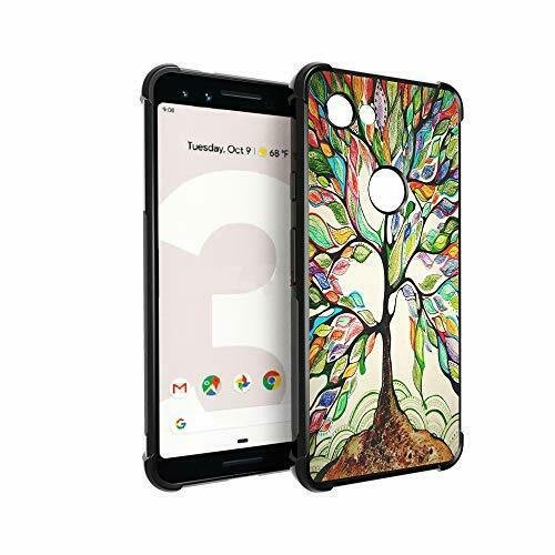 Google Pixel 3a XL Case Scratch Resistance Shock Absorption Slim Colorful Tree