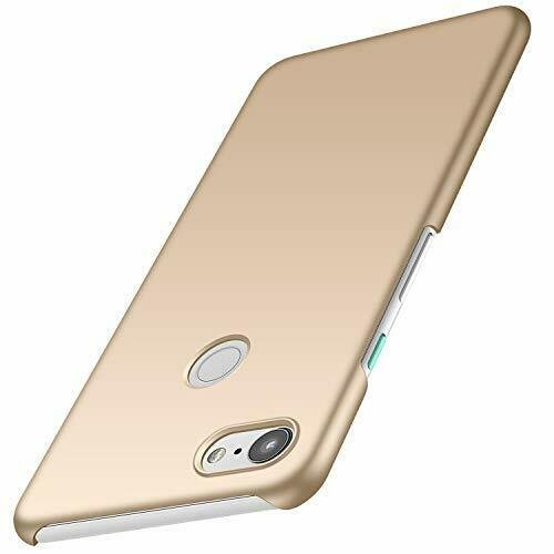 Google Pixel 3a XL Case Ultra-Thin Minimalist Slim Protective Smooth Gold