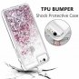 iPhone 6S Glitter Case with Tempered Glass Screen Protector Floating Rose Gold