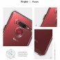 LG G8 ThinQ Case Clear Back TPU Drop Defense Scratch Protection  Smoke Black