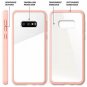 Samsung Galaxy S10e Case Clear With Transparent Shockproof Back Cover Pink