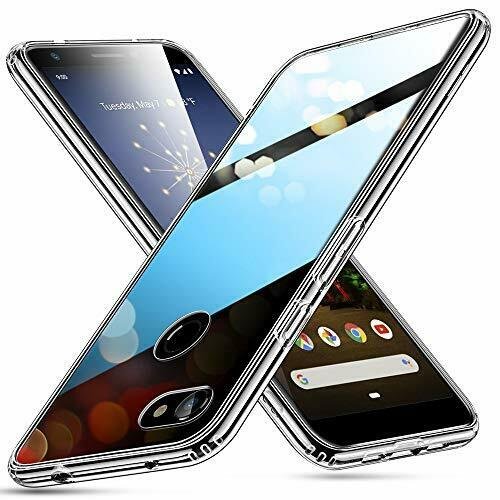 Google Pixel 3a XL Case 9H Tempered-Glass Back Cover Scratch-Resistant TPU Clear