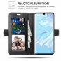Huawei P30 Pro ACase Wallet Leather Shockproof Anti-Slip Protective Black New