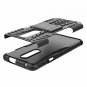 Oneplus 7 Pro Case,Air Cushion Heavy Duty Shockproof Kickstand Hard PC Black