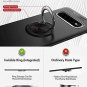 Galaxy S10e Case Soft TPU Hidden Kickstand With Magnetic Car Mount Holder Blue
