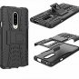 Oneplus 7 Pro Case With Tempered Glass Screen Protector 2 Pack Kickstand Black
