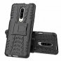 Oneplus 7 Pro Case With Tempered Glass Screen Protector 2 Pack Kickstand Black