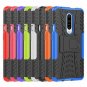 Oneplus 7 Pro Case With Tempered Glass Screen Protector 2 Pack Kickstand Black