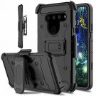 LG V50 ThinQ Case Heavy Duty Protection Full Body Shockproof Protective Black