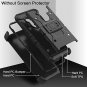 LG V50 ThinQ Case Heavy Duty Protection Full Body Shockproof Protective Black