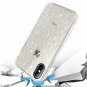 iPhone X/XS Case, Hallsen [Clear TPU] Anti-Shock Slim TPU Case, Rhombus Cushion
