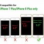 Spevert iPhone 7 Plus Case,iPhone 8 Plus Case, Marble Pattern Hybrid Hard Back S