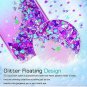 OnePlus 7 Pro Casewith HD Screen Protector for Girls Women Glitter Clear Purple