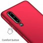 Huawei P30 Case Ultra Thin Anti-Fingerprint and Minimalist Hard PC Smooth Red