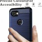 Google Pixel 3a XL Case Soft Slim Shockproof Anti-Fingerprint Protective Blue
