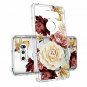 LG V35S ThinQ Case Scratch Resistant Floral Printed Clear Slim Colorful Flower