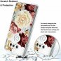 LG V35S ThinQ Case Scratch Resistant Floral Printed Clear Slim Colorful Flower