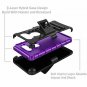 LG V35 ThinQ Case Heavy Duty Shockproof Full-Body Protective Hybrid Purple new