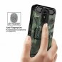 LG Stylos 4 Case Kickstand Three Layer Heavy Duty Camo Shockproof Camouflage