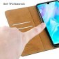 Huawei P30 Lite Case Premium Leather Flip Wallet Shockproof Anti-Slip Black