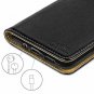 Huawei P30 Lite Case Premium Leather Flip Wallet Shockproof Anti-Slip Black