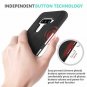 LG V50 ThinQ Case Double Layer Shock-Absorption Armor Anti-Slip Slim Black