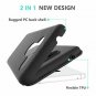 LG V50 ThinQ Case Double Layer Shock-Absorption Armor Anti-Slip Slim Black