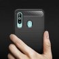 Samsung Galaxy A60 Case Soft TPU Brushed Anti-Fingerprint Full-Body Black