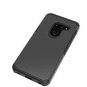 LG G8 ThinQ Case With Tempered Glass Screen Protector Protection Black New