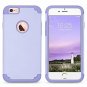 iPhone 6S Case Silicone Slim Dual Layer Soft Silicone Hard Back Lavender/Purple