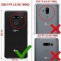 LG G8 ThinQ Case With Tempered Glass Screen Protector Included 2-Piece Rose Gold