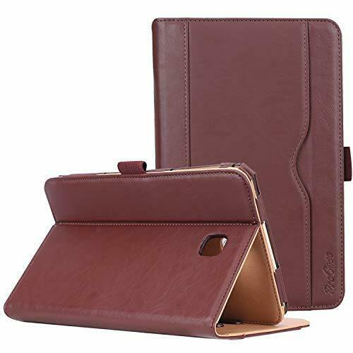 Galaxy Tab A 8.0 2018 Folio Case LTE Verizon Sprint T-Mobile Release Brown