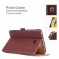 Galaxy Tab A 8.0 2018 Folio Case LTE Verizon Sprint T-Mobile Release Brown