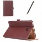 Galaxy Tab A 8.0 2018 Folio Case LTE Verizon Sprint T-Mobile Release Brown