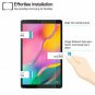 Samsung Galaxy Tab 10.1 2019 Screen Protector 2 Pack Tempered Glass No Bubbles