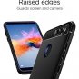 For Huawei Honor 7X /Mate SE Rugged Armor Shockproof Carbon Fiber Case Black
