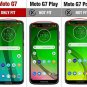 Moto G7 Rugged Case with Kickstand Full-Body Built-in-Screen Protector Black