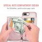 iPhone 7 Plus Zipper Wallet Case, iPhone 8 Plus Leather Case, LAMEEKU Apple 7 Pl