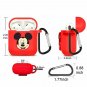 Pocoolo Airpods Case Airpods Accessories Protective Silicone Cover and Skin with