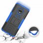 Moto G7 Moto G7 Plus Case with 9H Tempered Glass Screen Protector 2 Pack Blue
