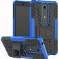 Nokia 6.1 2018 Case Dual Layer Wallet Accessories Bumper Waterproof Blue New