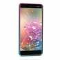 Nokia 6.1 2018 Clear Case TPU Soft Phone Cover Bicolor Design Dark Pink Blue