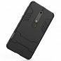 Nokia 6.1 / Nokia 6 2018 Case Dual Layer Armor Hard Slim Hybrid Kickstand Black