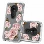 Moto G7 Moto G7 Plus Case Three Layers Shockproof Hybrid TPU Bumper Clear Floral